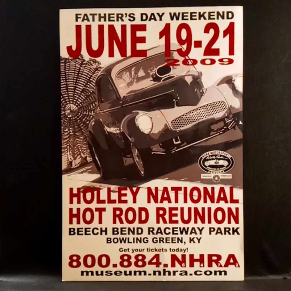 2009 Holley National Hot Rod Reunion Poster (Unframed NOS)